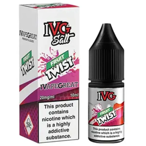Fruit Twist Nic Salt E-liquid by IVG 10ml
