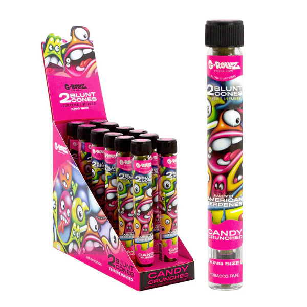G-ROLLZ - Terpene Blunt Cones 2 Per Pack - Candy Crunched