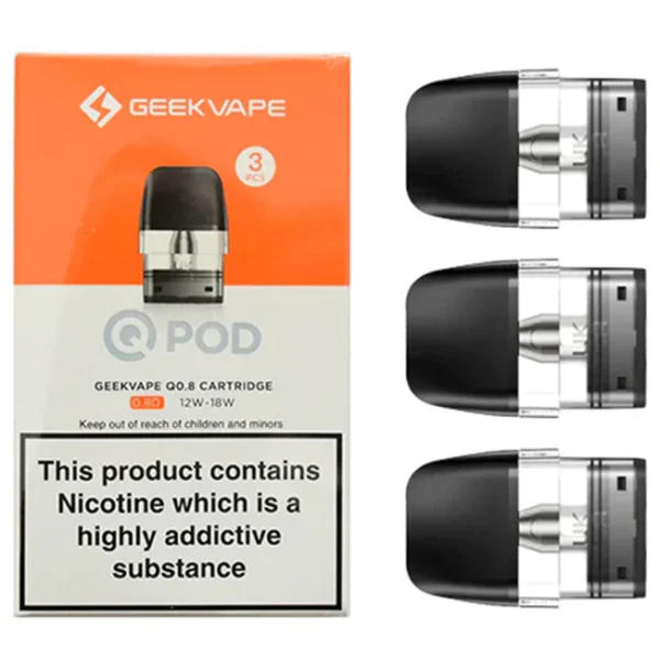 Geekvape Q Replacement Pods 0.8 ohm