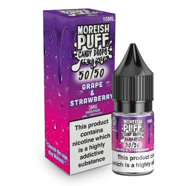 Moreish Puff Iced Grape & Strawberry Candy